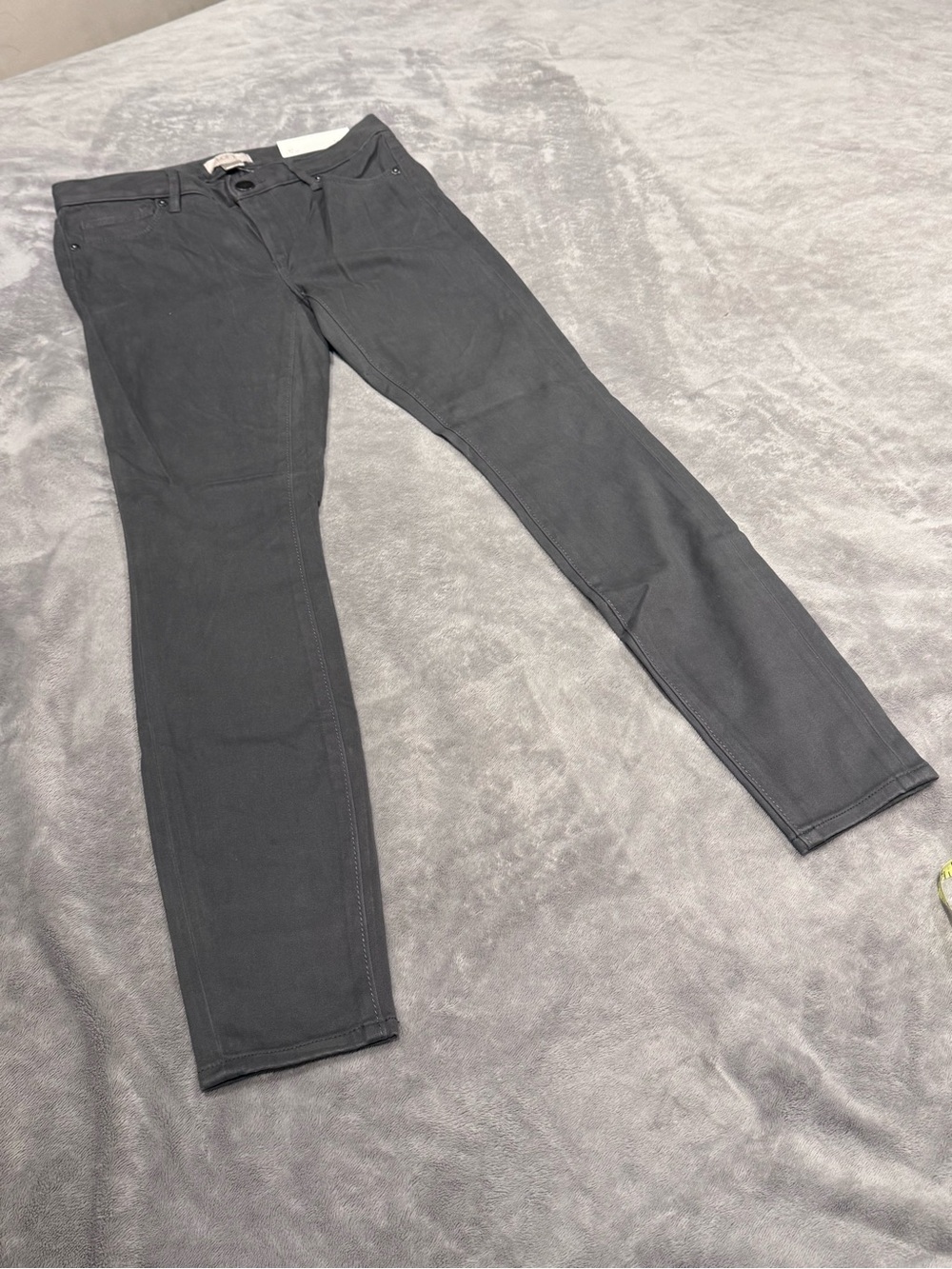 LOFT Petite Charcoal Straight Leg Pants